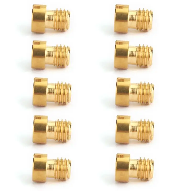 

10Pcs Main Jet 82-105 For GY6 PZ19 Round Head Scooter 139QMB 4-stroke 50cc 5mm Carburetor Accessories Durable New