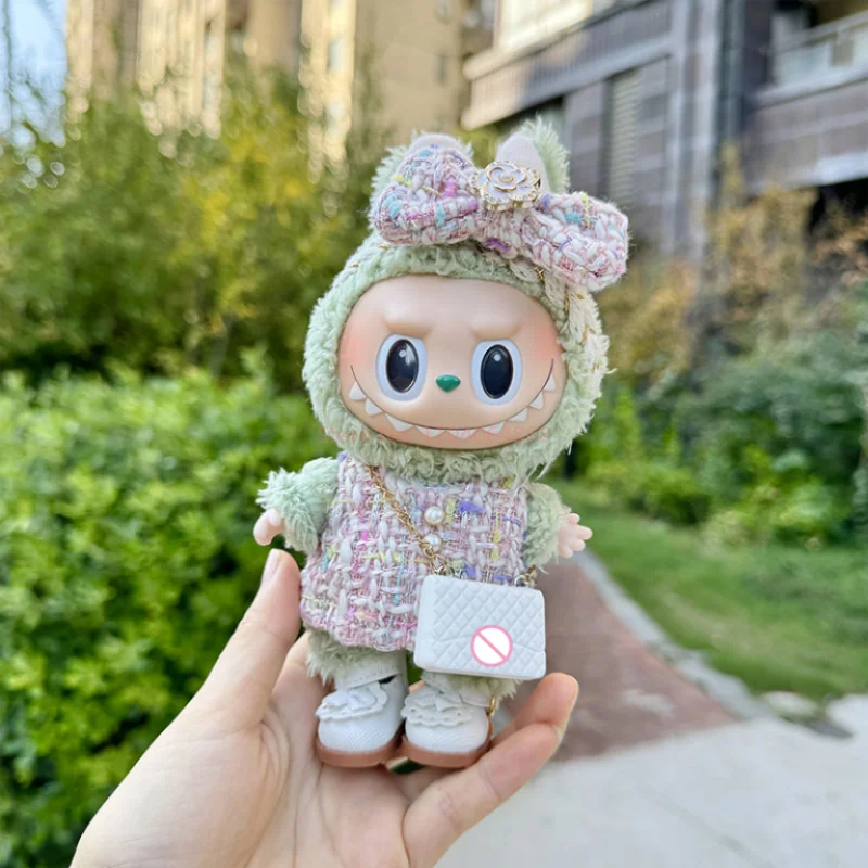 Новая только продажа одежды первого второго поколения Labubu Princess Little Fragrant Wind Mini C Pack