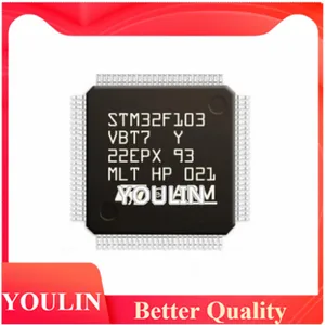 2pcs New original genuine STM32F103VBT7 LQFP100 32-bit MCU microcontroller microcontroller chip