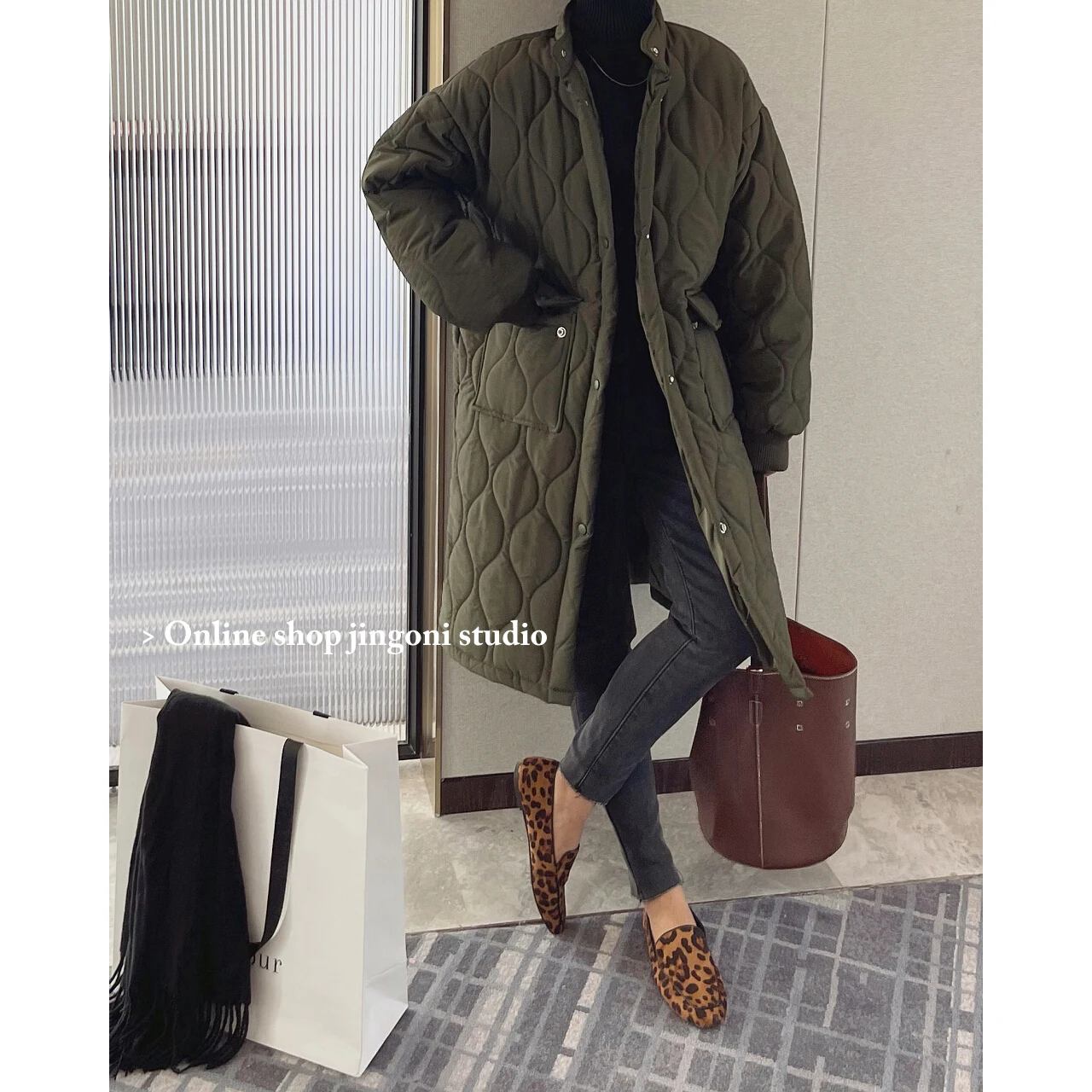 2022 Woman Winter Green Long Down Jackets Coats Puffer Padding Clothes Za Oem Y2k Tops Vintage Cardigans Parkas New In Overcoats