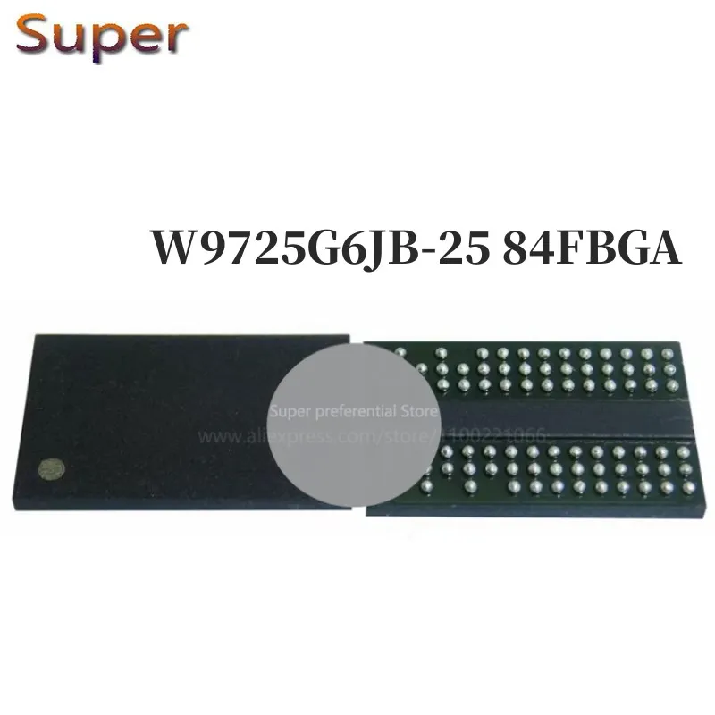 1 шт W9725G6JB-25 84FBGA DDR2 800 Мбит/с 256 Мб 1 шт W9725G6JB-25 84FBGA DDR2 800 Мбит/с 256 Мб