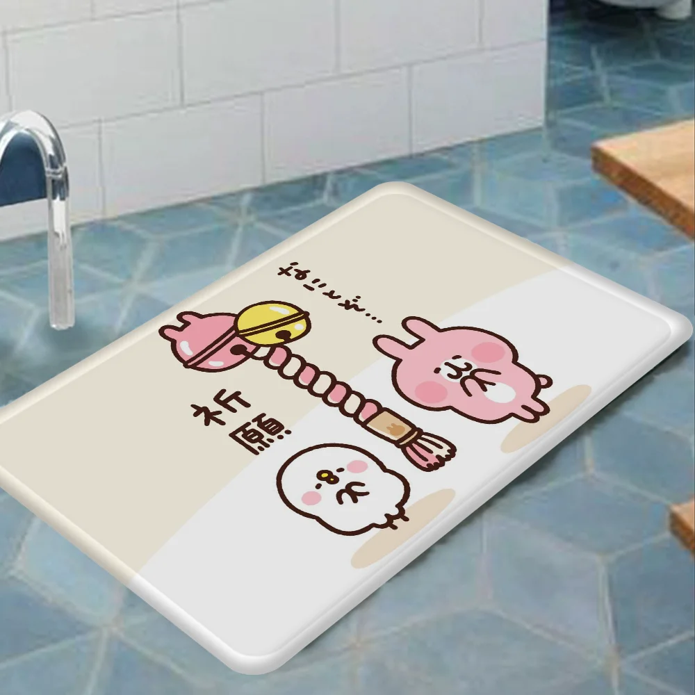 Kawaii K-Kanaheis Door Mat Washable Non-Slip Living Room Sofa Chairs Area Kitchen Bedside Rugs