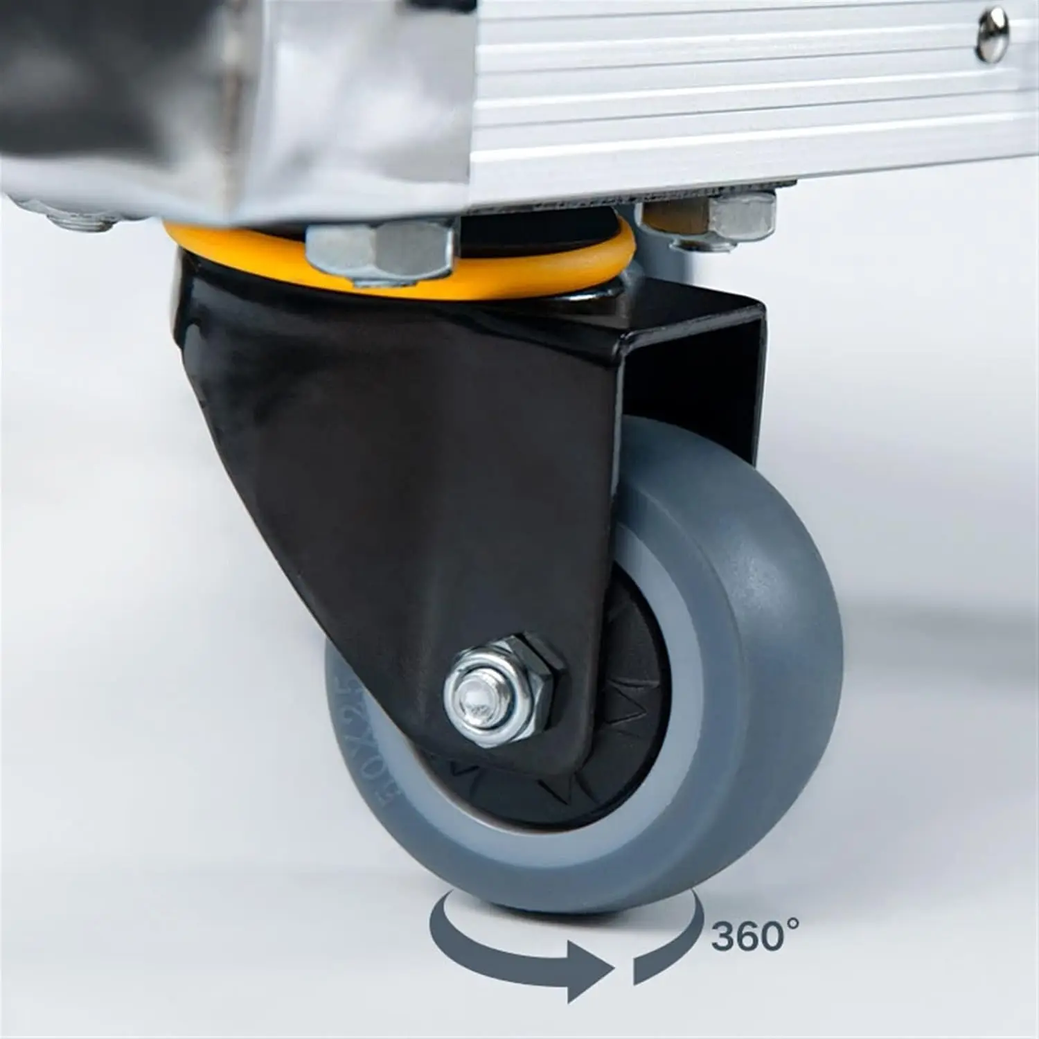 Портативная вертикальная тележка ящик для инструментов алюминиевый жесткий с