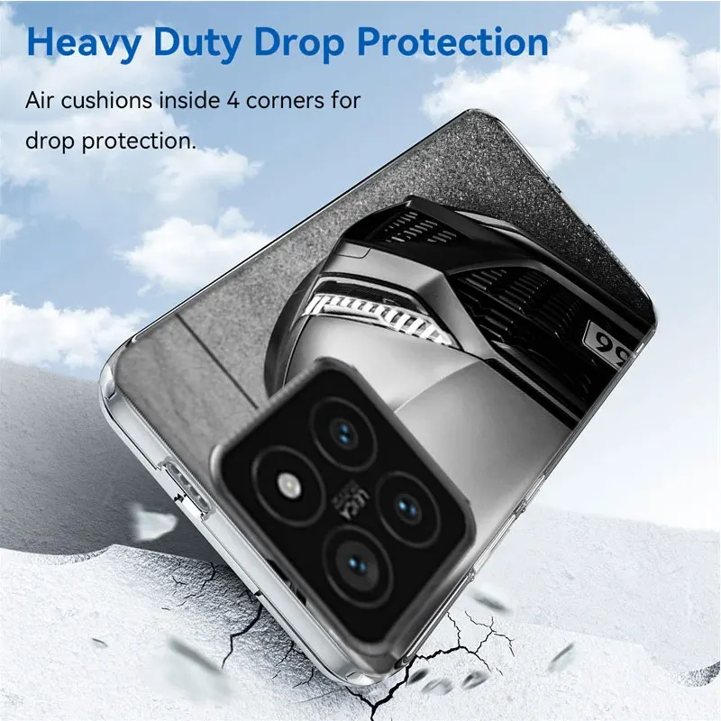 A Magical Luxury Sedan Clear Phone Case For Xiaom Mi 12 12T 11T 10T 9T 13 11 10 9 8 Lite CC9 CC9E Pro 6X 5X A1 A2 A3 Cover Coque