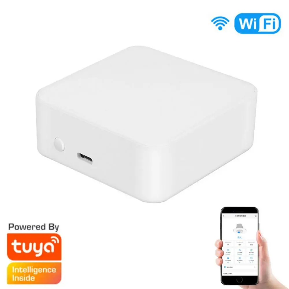 

Aubess Tuya Wifi Ceiling-mounted Human Presence Sensor APP-key Control Infrared Accurate Human Body Motion Detection Sensor