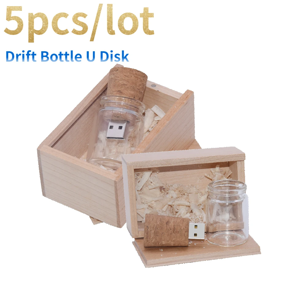 

5pcs/lot Custom Logo Wood Small Gift USB2.0 Flash Drive 4GB 8GB 16GB 32GB 64GB Pendrive Mini Creative Pen Drive USB Memory Stick