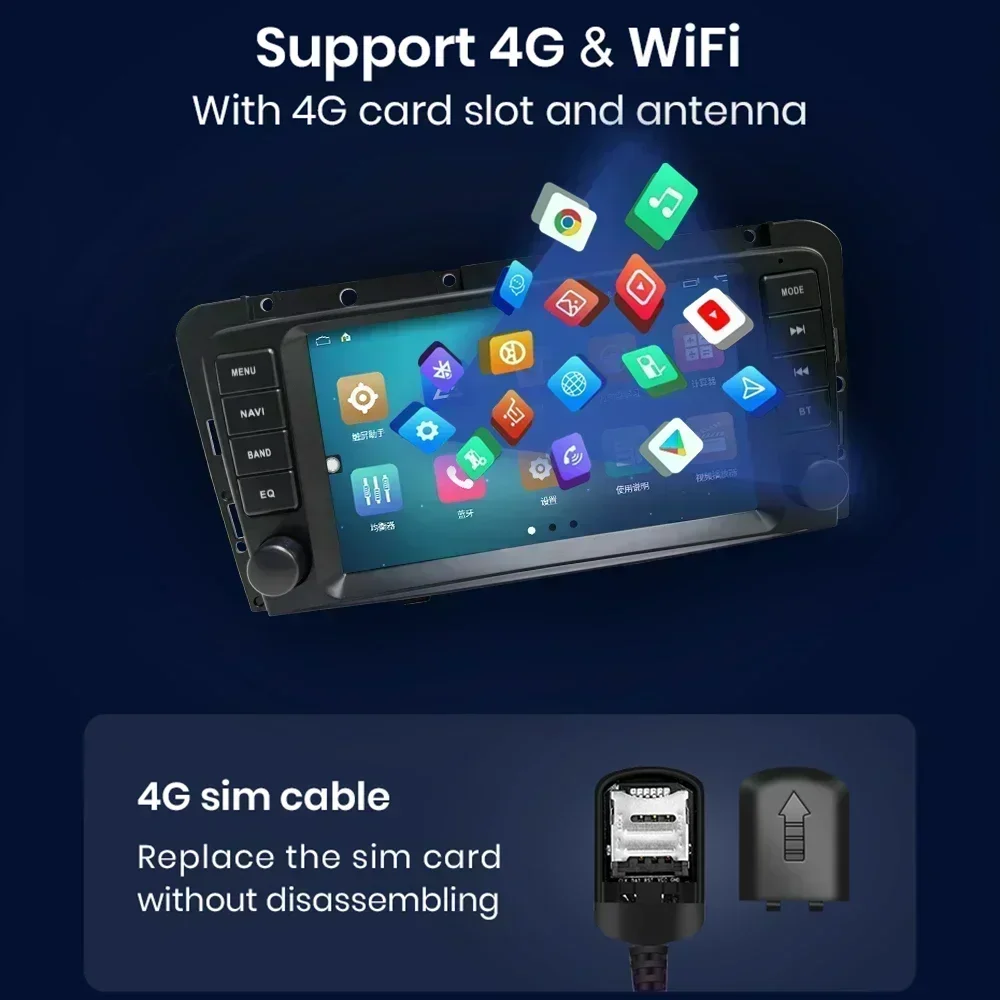 Фото CHSTEK автомобильный Odtwarzacz мультимедийный для Volvo S60 S40 XC70 V70 V40 2005-2009 CarPlay Bluetooth навигация WiFi стерео №4
