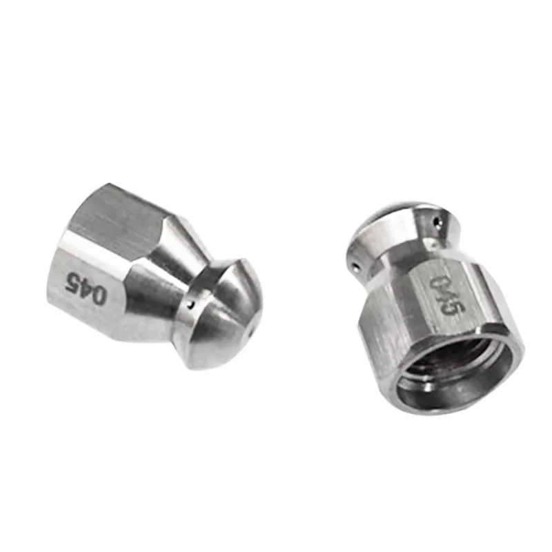 

Jetter Pressure Washer Drain Sewer Cleaning Pipe Jetter Rotary Nozzle 5 Jet (1/4 InchF )