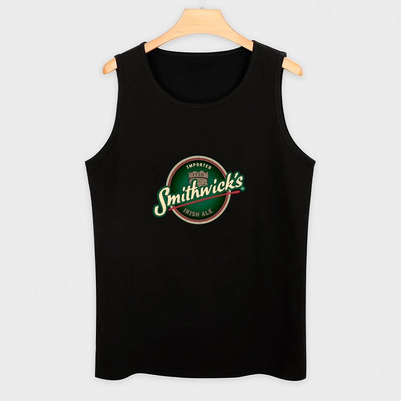 Фото Мужская летняя футболка с рисунком пива Smithwick, лето 2024 №3