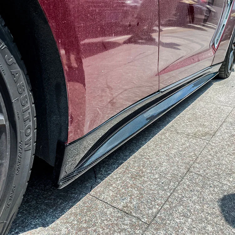 Фото Новый комплект обвесов CUBE Car из углеродного волокна с глянцевым покрытием (карбоновый черный) для Nissan GTR: модифицированные передний/задний бамперы, накладки на пороги, спойлер №5