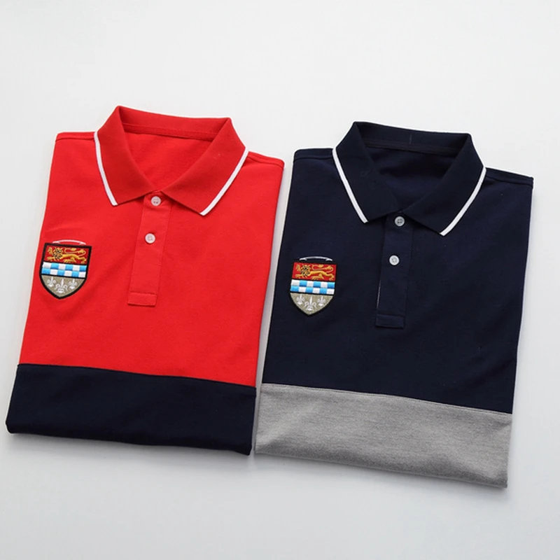 Summer High Quality 100% Cotton Polo Short Sleeve Shirt Men's Polo Shirt Top