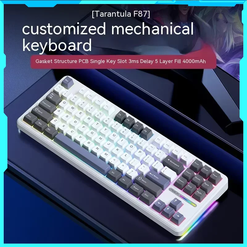 Механическая клавиатура Tarantula F87Pro персонализированная Беспроводная bluetooth для