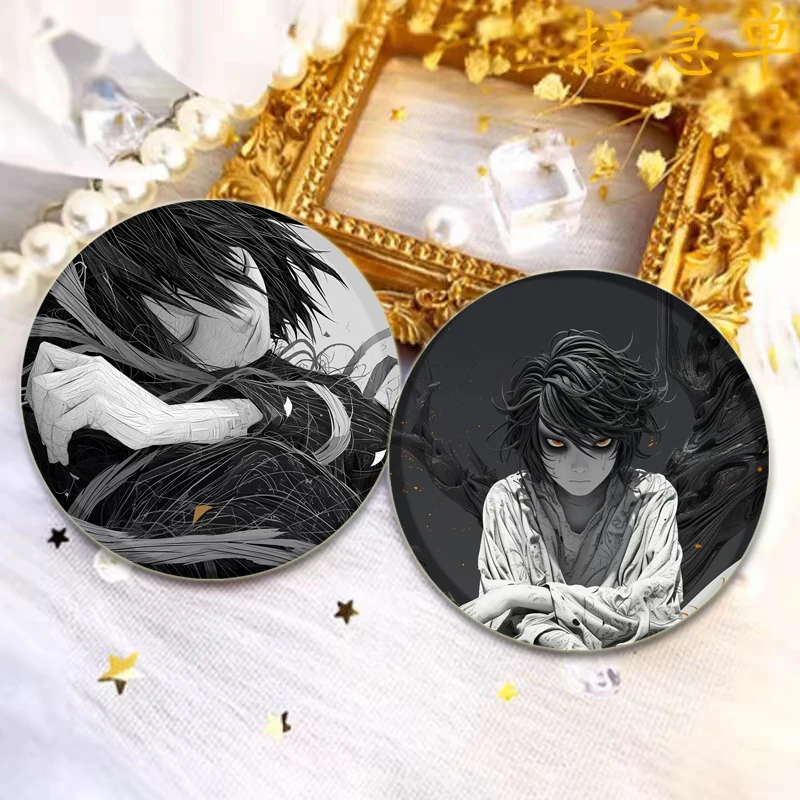 Эмалированные броши в стиле аниме Тетрадь смерти