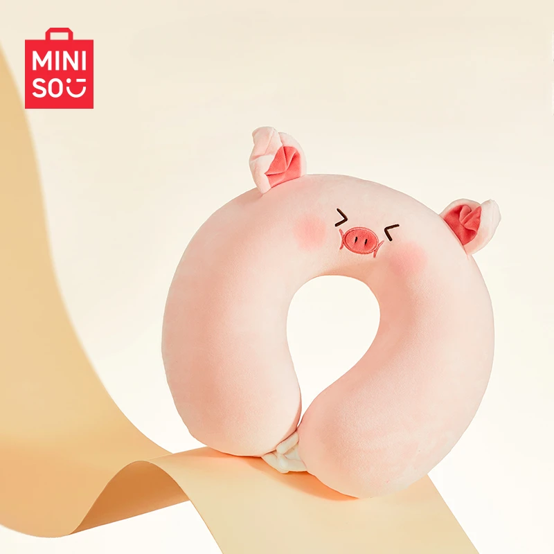 MINISO Piggy B-BO Series забавная U-образная подушка милая для деловых поездок мягкая шеи