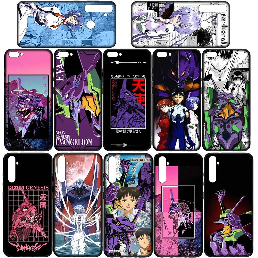 Чехол N-Neons G-Genesis E-Evangelions EVAs для Samsung Galaxy S24 S23 Fe Ultra Plus A05 A55 A35 A24 A25 A15 M55 чехол телефона