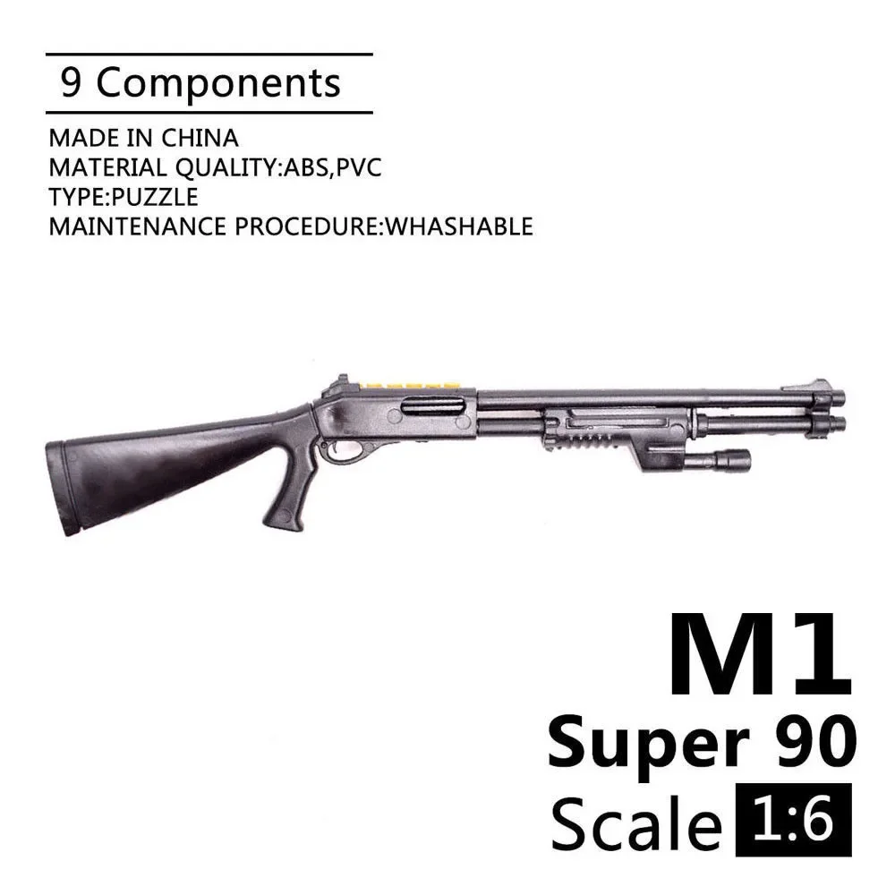 Модель пистолета Benelli M1 SUPER 90 в масштабе 1:6 1/6 для солдатиков 12 дюймов