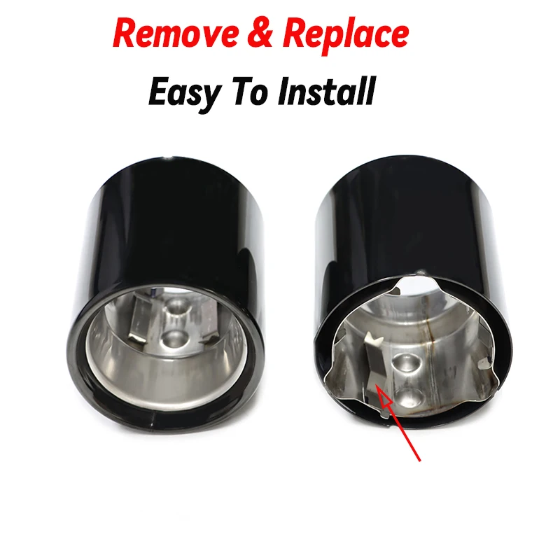 2 шт./лот накладка на выхлопную трубу автомобиля для BMW X2 F39 16d 18d 18dX 18i 20d 20dX 20i 20iX 25dX 25i