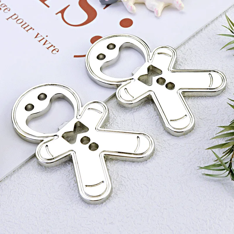 Креативная открывалка для бутылок Пряничный человечек банка пивных напитков с