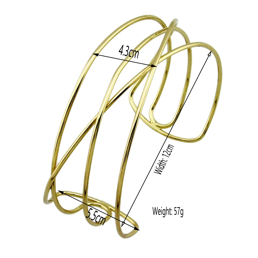Ожерелье-чокер KDLUN женское из металлического сплава Массивное колье-чокер в