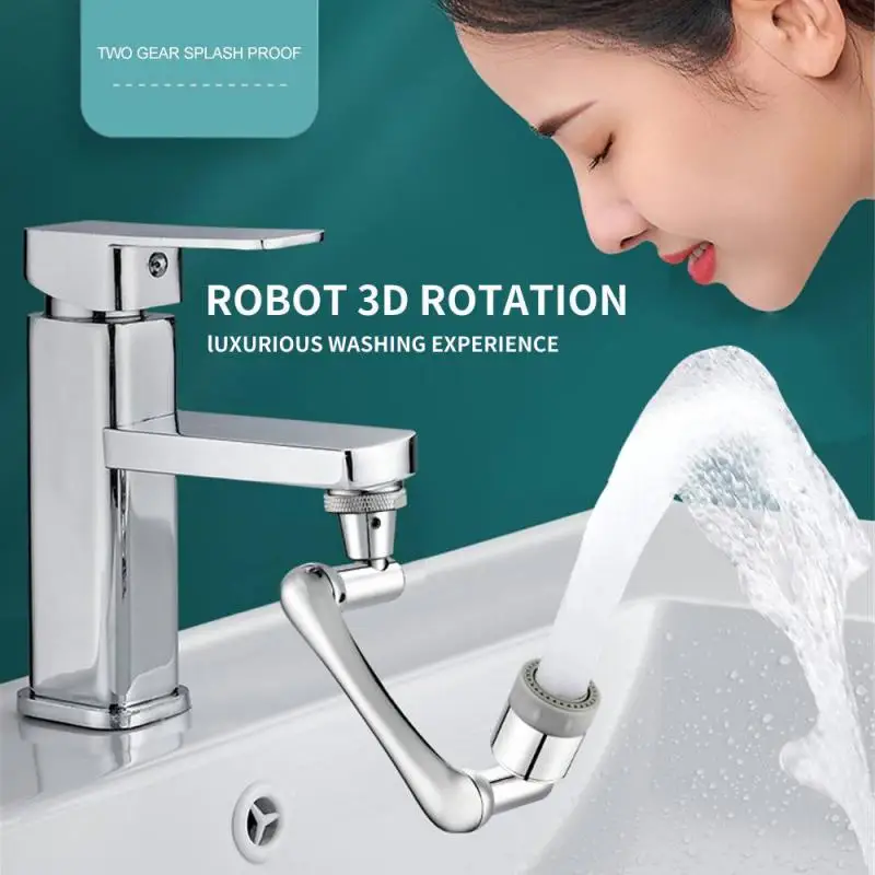 

Neue Universal 1080 ° Rotation Extender Wasserhahn Belüfter Kunststoff Splash Filter Küche Waschbecken Armaturen Bubbler Düse Ro