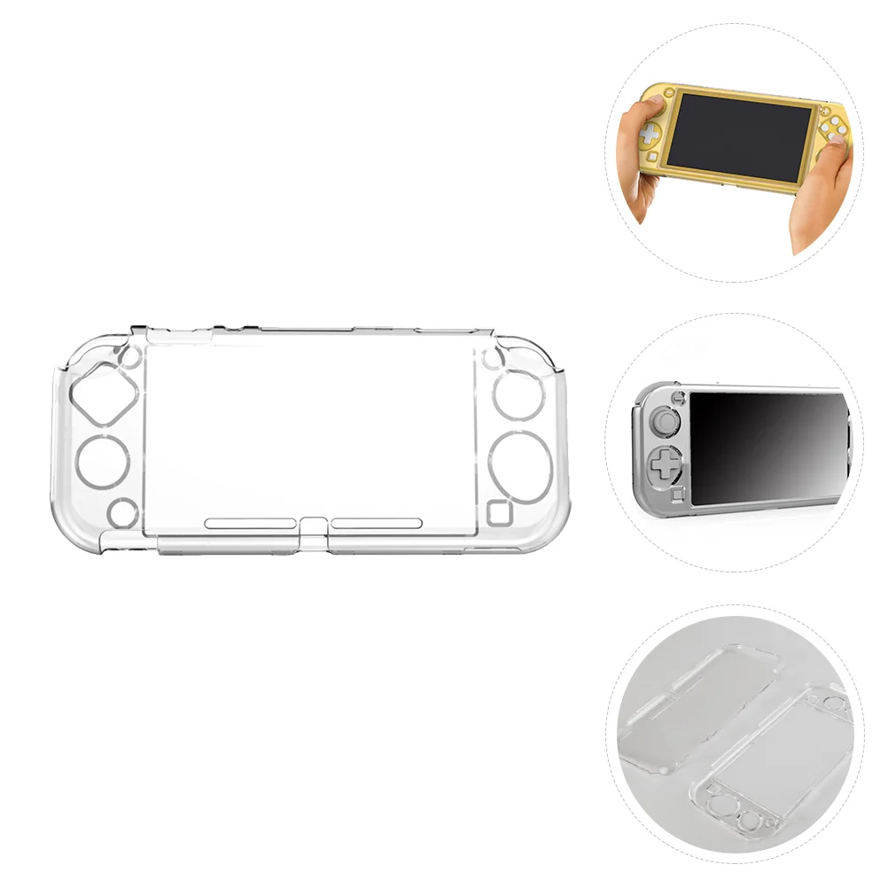 

1pc Plastic Transparent Shockproof Game Device Game Console Cover Protector Case
