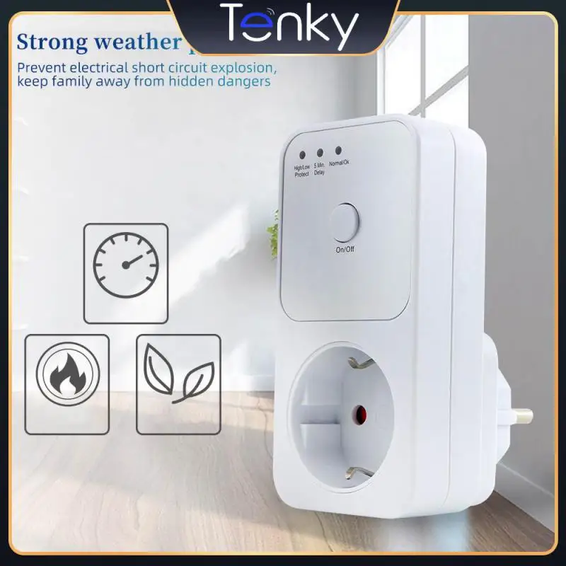 

Safety Protector Surge Protector Socket Socket Switch With Child Lock Socket Refrigerator Protection Automatic Power Off