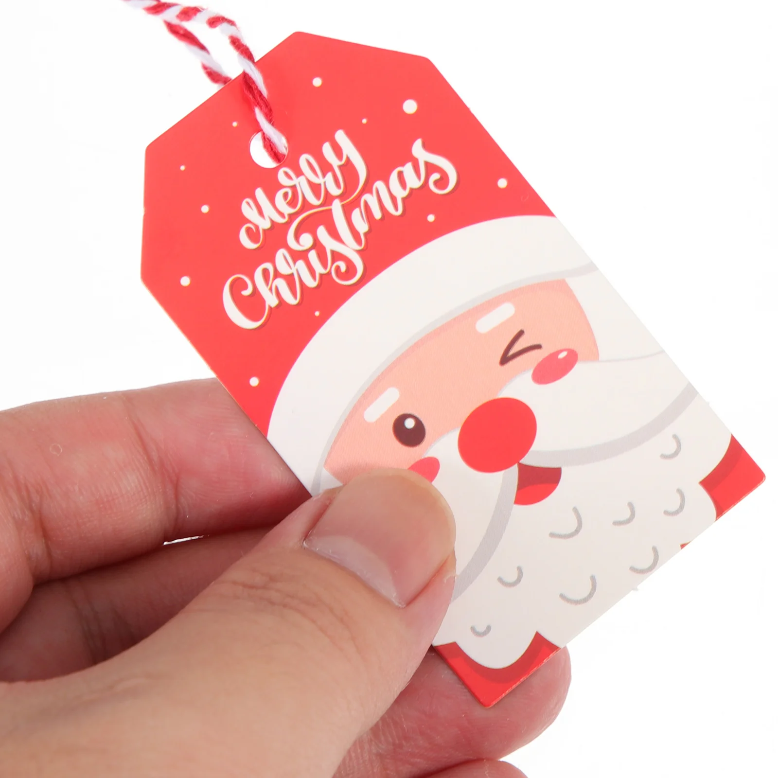 100 шт. рождественские подарочные бирки украшения праздничные настольная