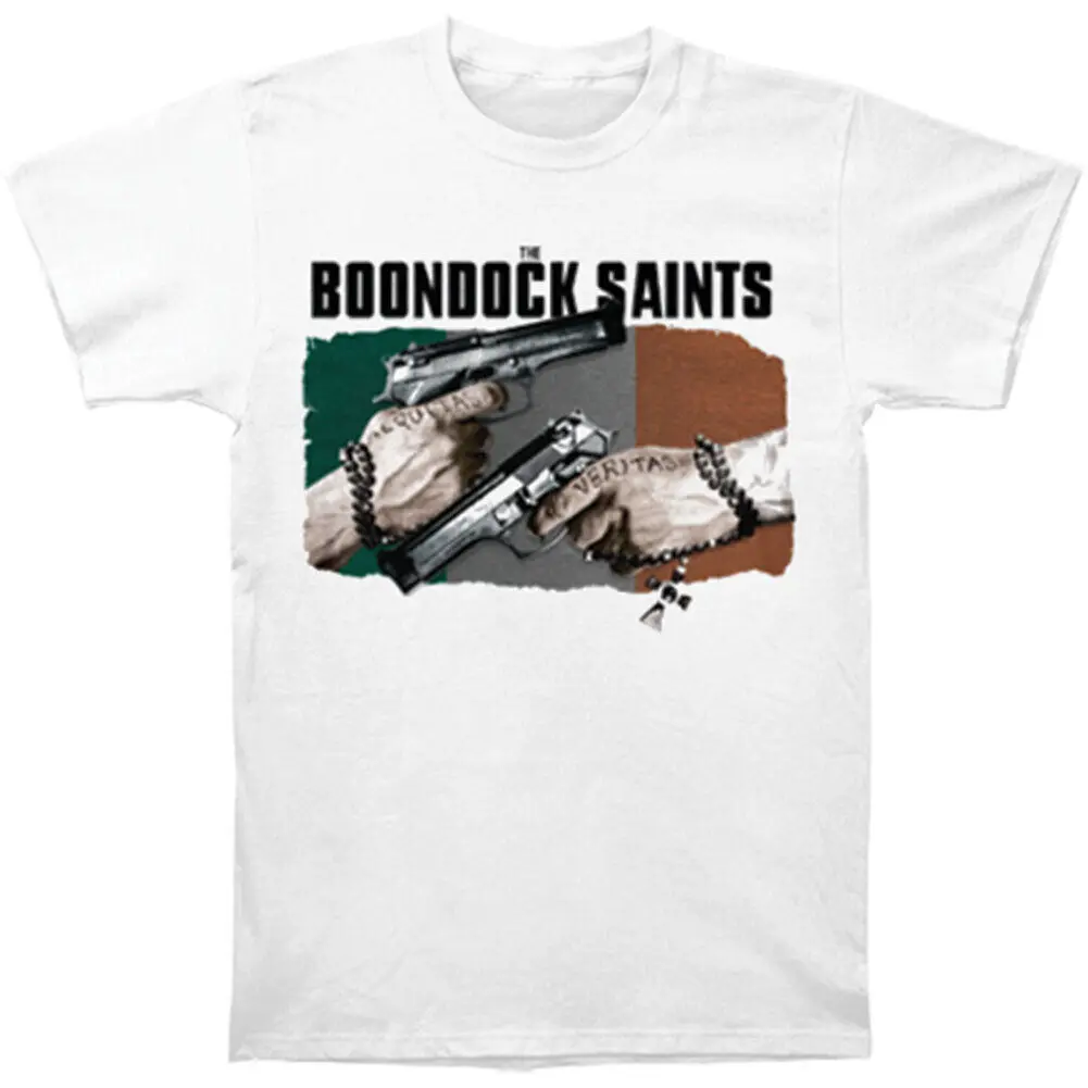 Мужская футболка Boondock Сэйнтс маленькая белая