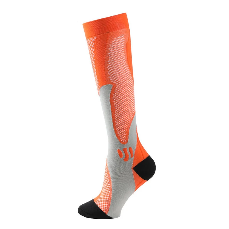 5 Pair/Lot Running Men Women Compression Socks For Football Anti Fatigue Pain Relief Black Compression Socks Fit For Sport Socks