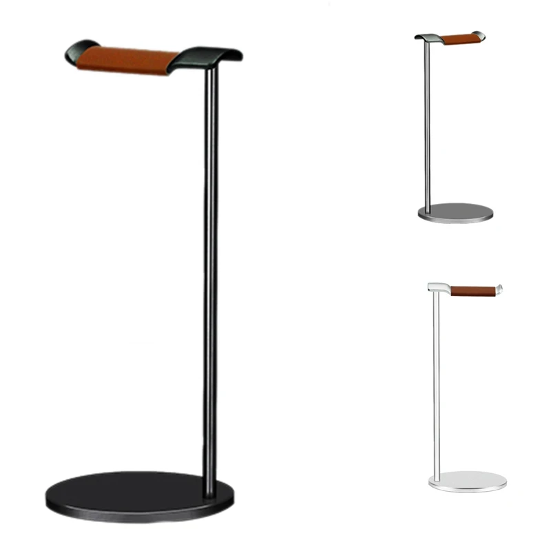 

Curved Headphone Stand Rack Sturdy Metal Gaming Headset Earphone Holder Hanger With Solid Base For Table Desk Display