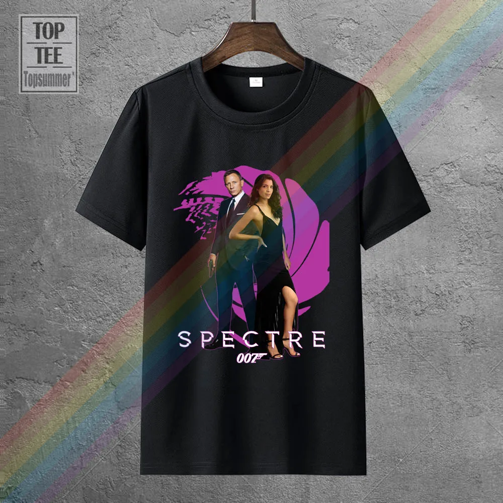 

James Bond Spectre 007 Movie Men'S Cotton Tshirt White T-Shirts 3D Print Shirt Ak-47 Shirts New For 2020 Asfuru