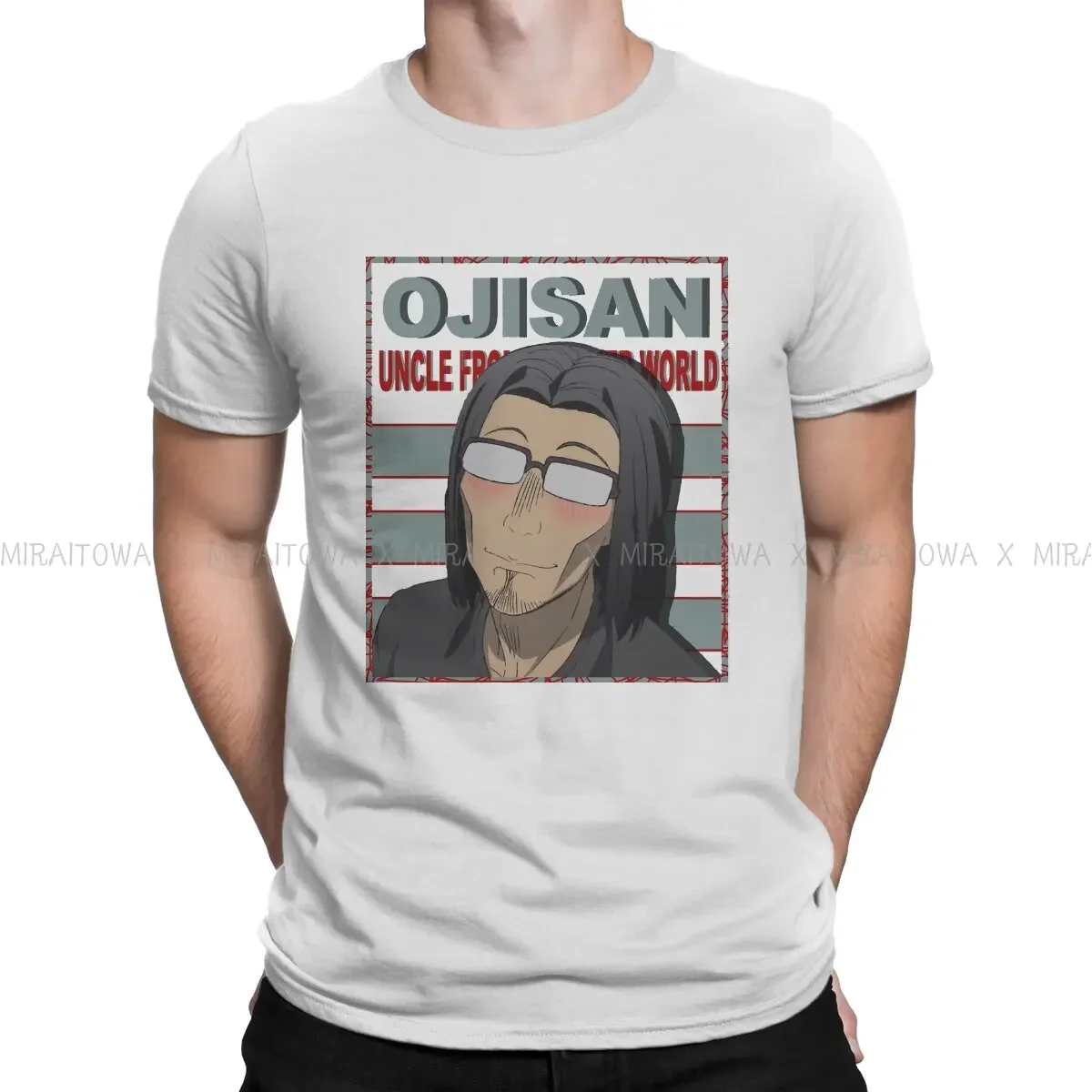 OJISAN футболка с круглым воротником дядя из другого аниме оригинальная чистого