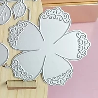 3d lace flower frame metal cutting dies template for diy scrapbook decoration diy paper embossed card stencils