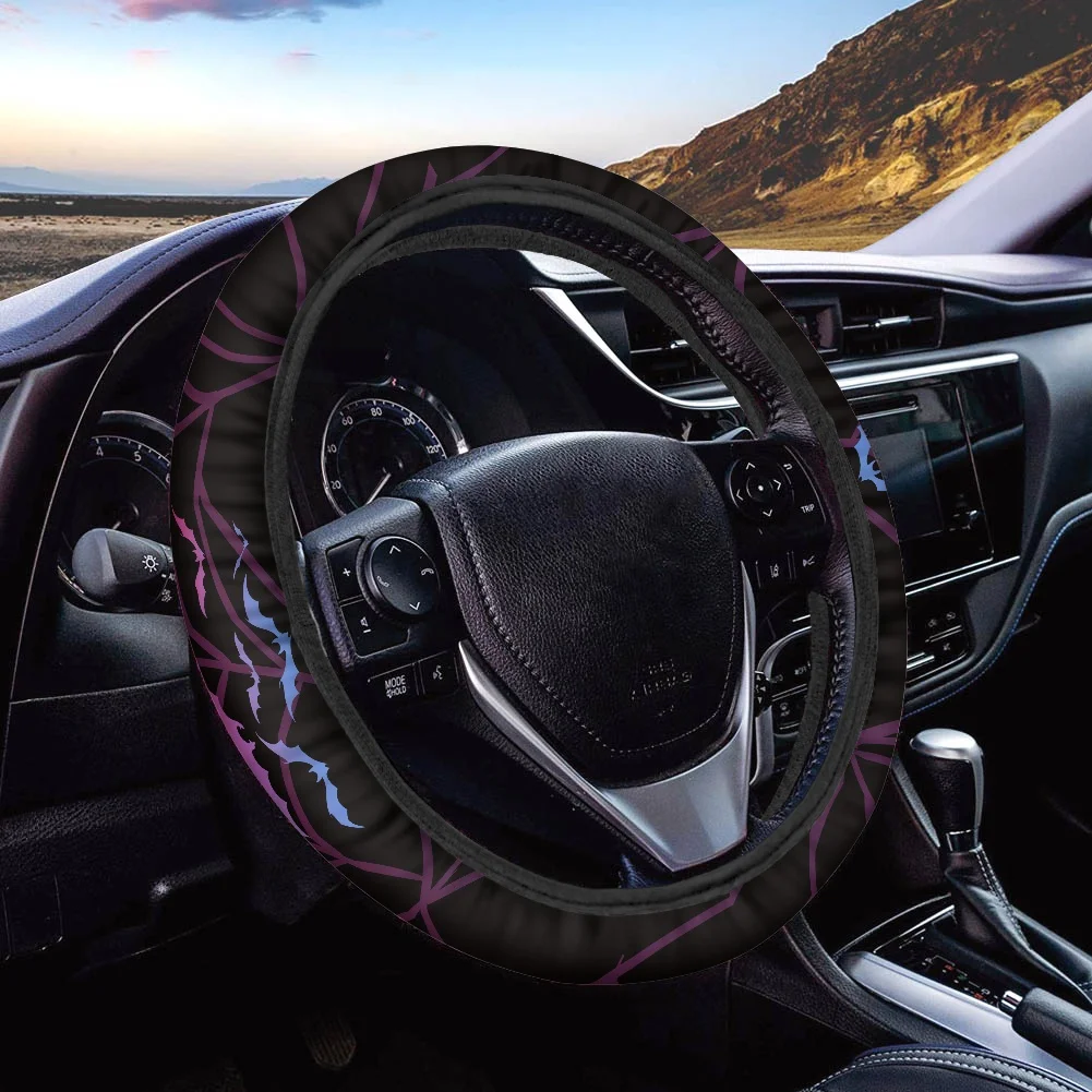 

Universal 37-38cm Car Steering Wheel Covers Elastic Breathable Steering-wheel Covers Protector Auto Decor Interior Accessories