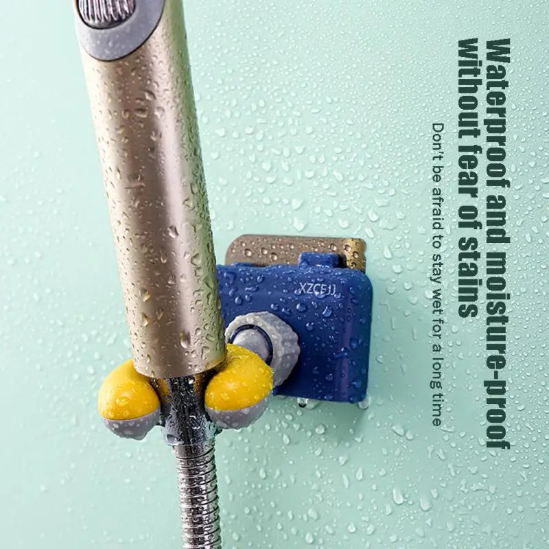 

Многоцелевой кронштейн для душевой лейки с вращением на 360 °, регулируемый держатель для душевой лейки, душевая стойка, аксессуары для ванной комнаты, крючок без сверл