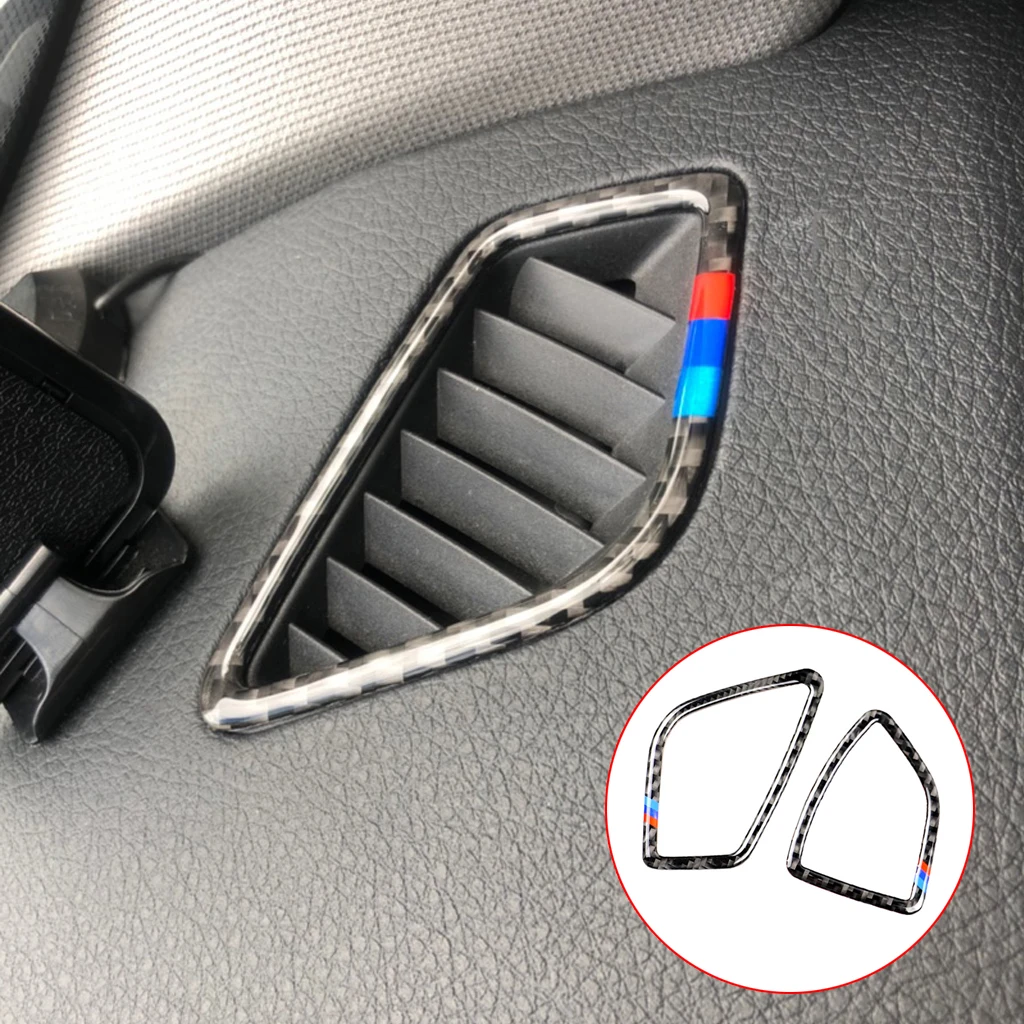 

Carbon Fiber Dashboard Air Vent Outlet Cover Trim Sticker For BMW 3 4 Series F30 F31 F34 F32 F33 F36 Car Interior Accessories