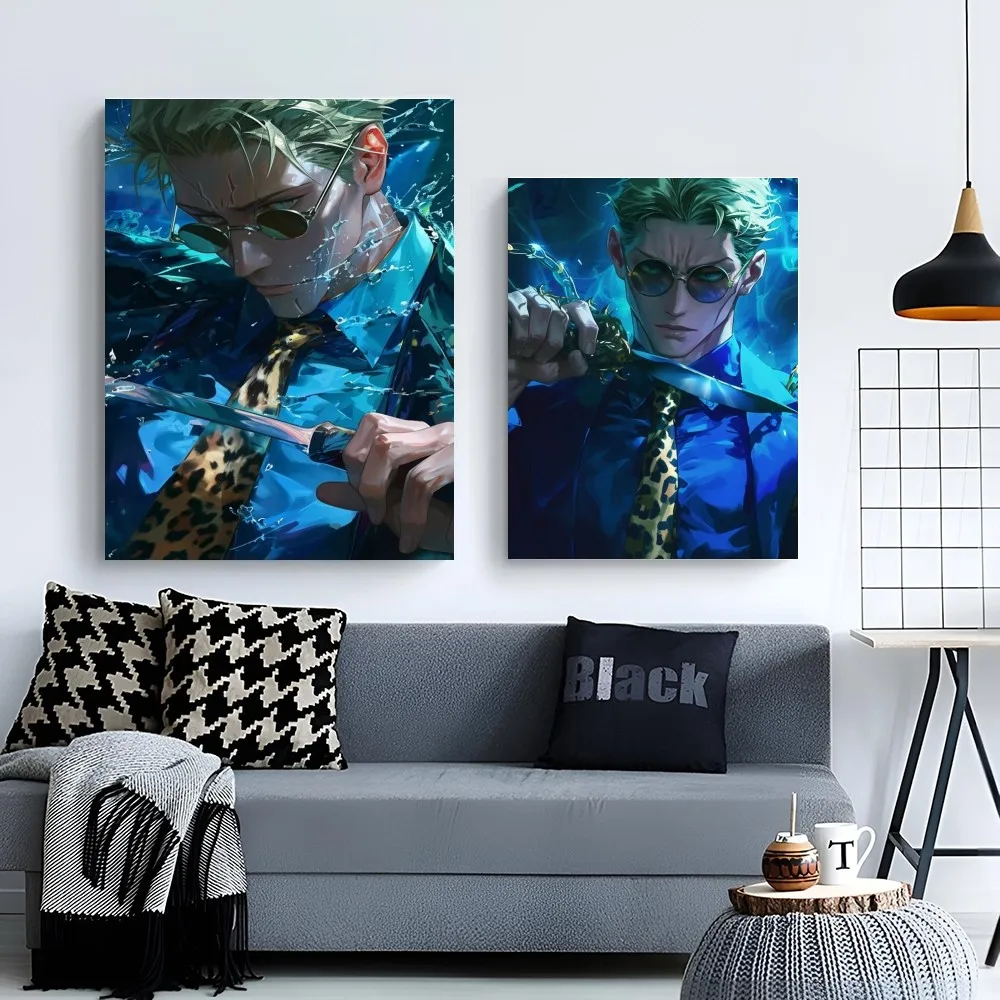 Jujutsu Kaisen Nanami Kento постер с принтом бумаги для дома гостиной спальни входа бара