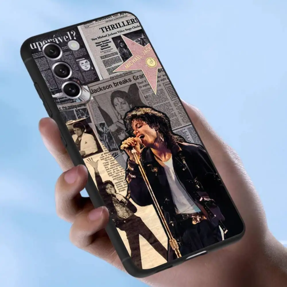 Фото Чехол Michael Jackson для Samsung Galaxy Case S25 S23 S22 S21 S30 S20 S10 Ultra Plus FE Мягкий чехол из ТПУ №2
