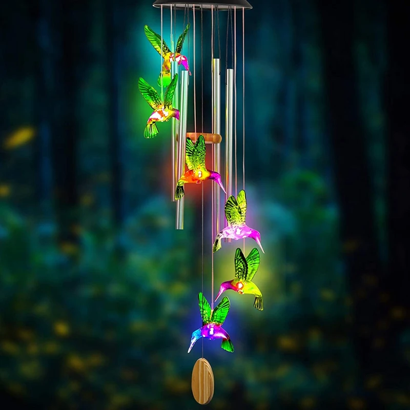 

Ветряные колокольчики, ветряные колокольчики с солнечной батареей для улицы, колокольчики с алюминиевыми трубками для сада