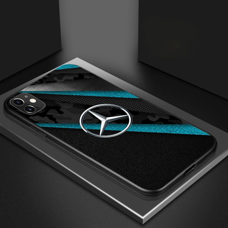 Mercedes Benz Sports Car Fashion Phone Case For Apple IPhone 13 12 11 14 Pro Max Mini XR X XS  Max 6S 6 7 8 Plus SE 2020 Covers