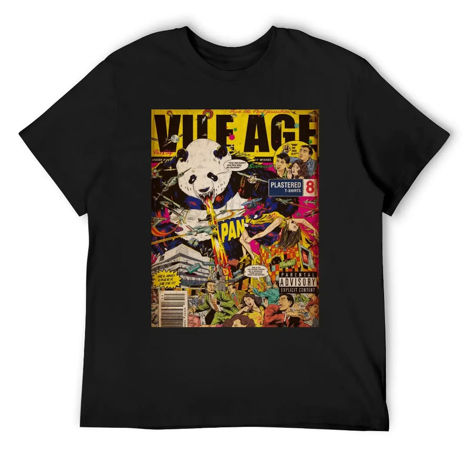 Футболка Vile Age хлопковые футболки с рисунком для мальчиков мужская тренировочная