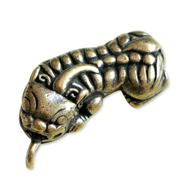 

3D Mini Casting Mythical Wild Animal Figurine Style Metal Sculpture Home Office Room Desktop Decoration Collect Ornaments Gifts