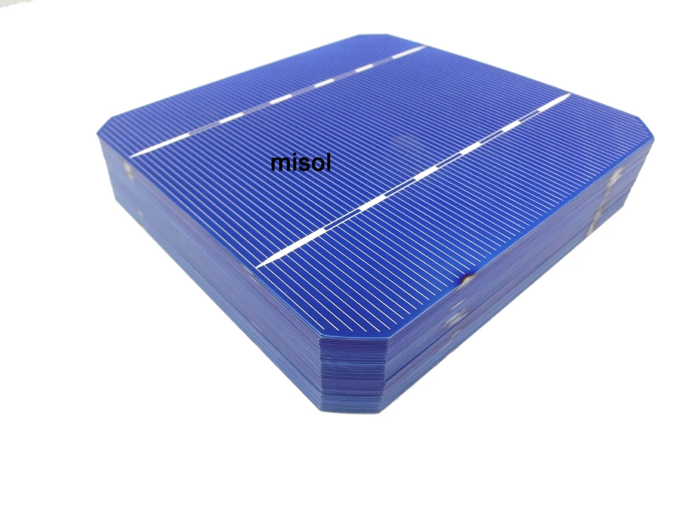 

MISOL / 10pcs/lot of Mono Solar Cell 5x5 2.8w, GRADE A, monocrystalline cell, DIY solar
