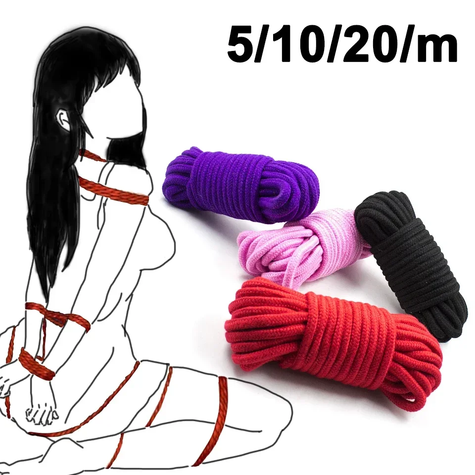 БДСМ бондаж шнур ограничения интимные игрушки для женщин пары взрослые shiбари