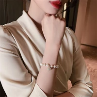 opal hand string south korean fashion network red freshwater pearl bracelet ttide female adjustable ins hand accessories