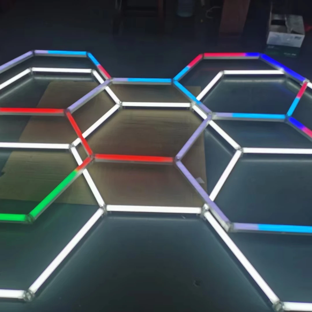 gorąco sprzedające się akcesoria fotograficzne rgb plaster miodu słoneczna atmosfera led kinkiet garaż softbox magnes samochód wsah