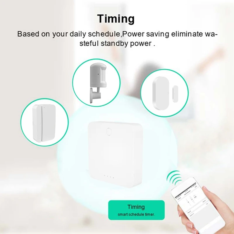 Интеллектуальная сеть Tuya Zigbee с подключением к сети US Plug Scene Linking Control Center