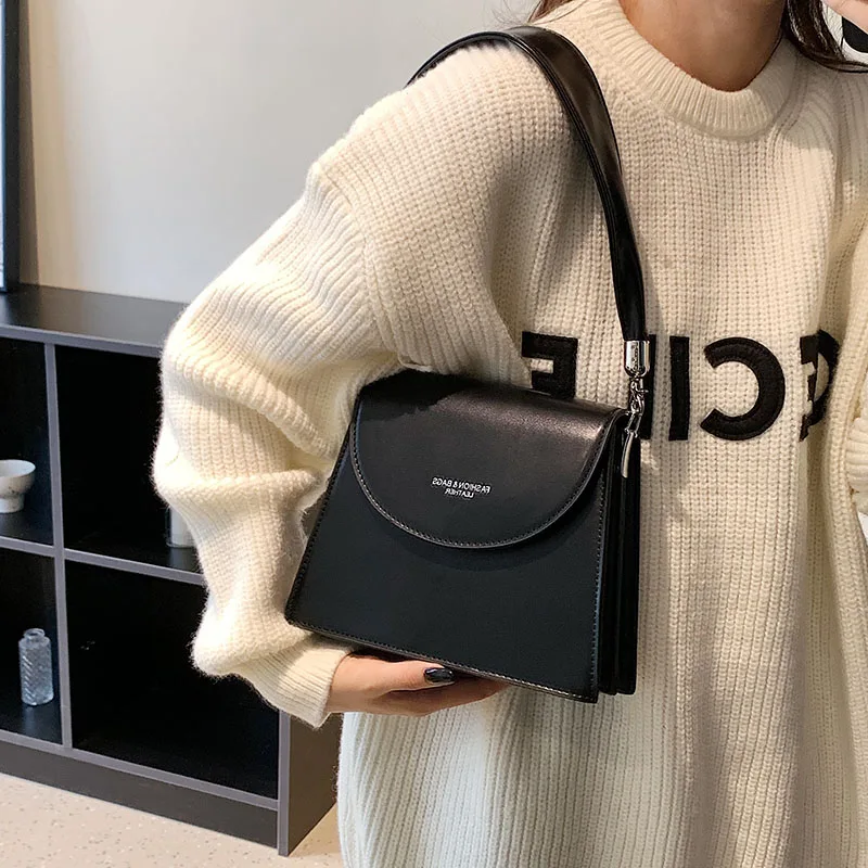 Модные трендовые новейшие маленькие сумки через плечо из искусственной кожи для