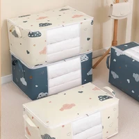 visual hand luggage packing bag quilt clothes storage bag dustproof closet under bed storage moisture proof organizer