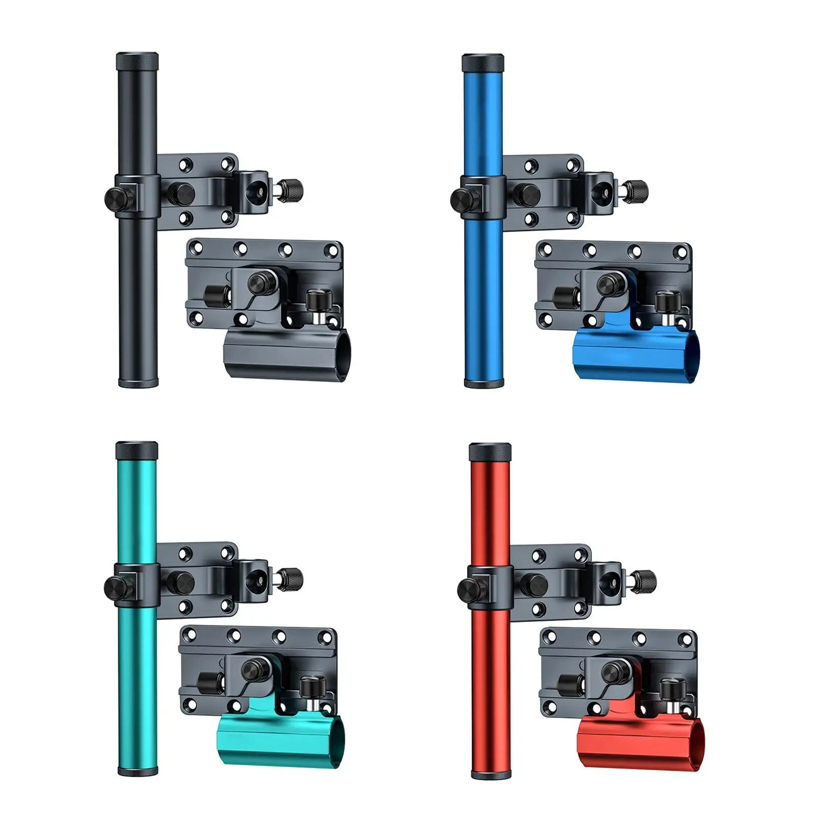 

Fishing Accessories Fishing Rod Holder Easy to Install 2 Pieces Set Multifunctional Adjustable Stable Support for Beach Fishing